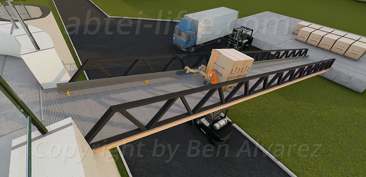 Ramp inclined lift